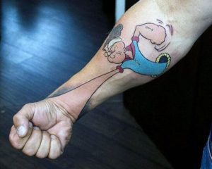 cartoon tattoos for men
